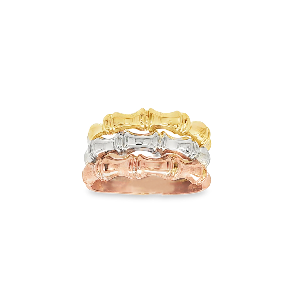 ANILLO HUESITOS TRICOLOR