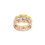 ANILLO HUESITOS TRICOLOR