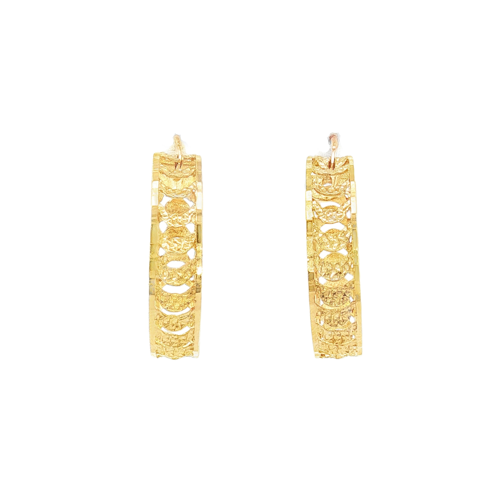 PENDIENTES ARO CON ESCAMAS