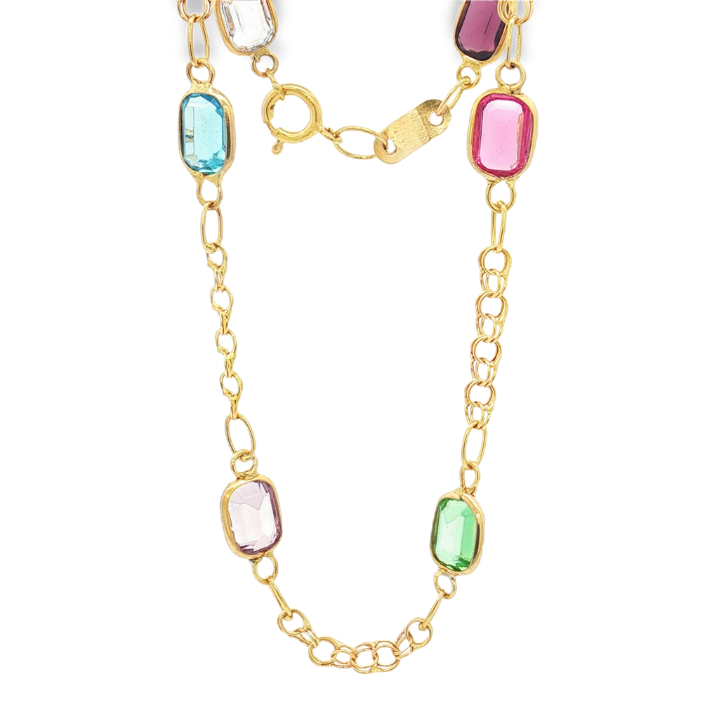 PULSERA CIRCONITAS DE COLORES