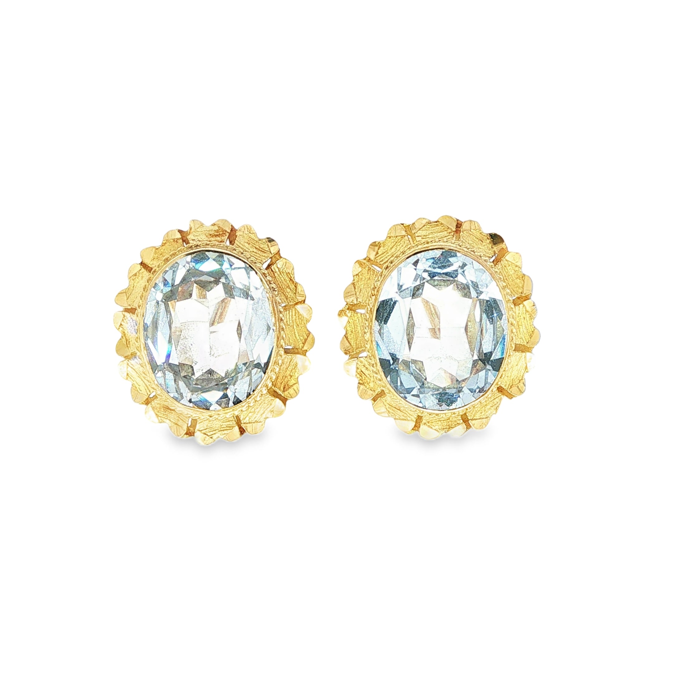 CONJUNTO ANILLO + PENDIENTES PIEDRA AZUL