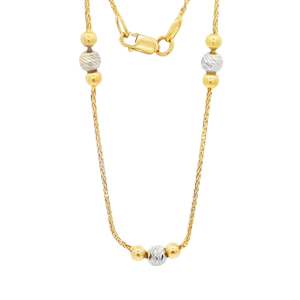 PULSERA BOLAS BICOLOR