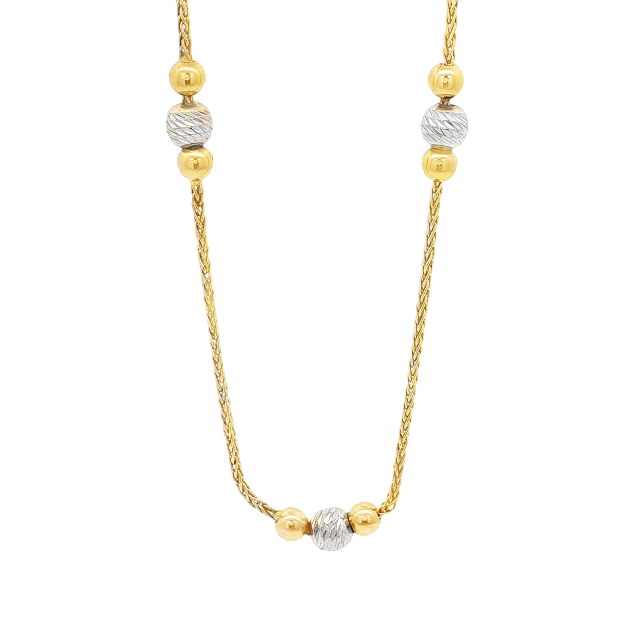 PULSERA BOLAS BICOLOR
