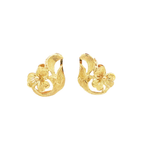 PENDIENTES CON FLOR