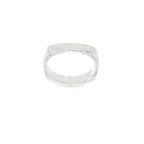ANILLO CUADRADO ORO BLANCO