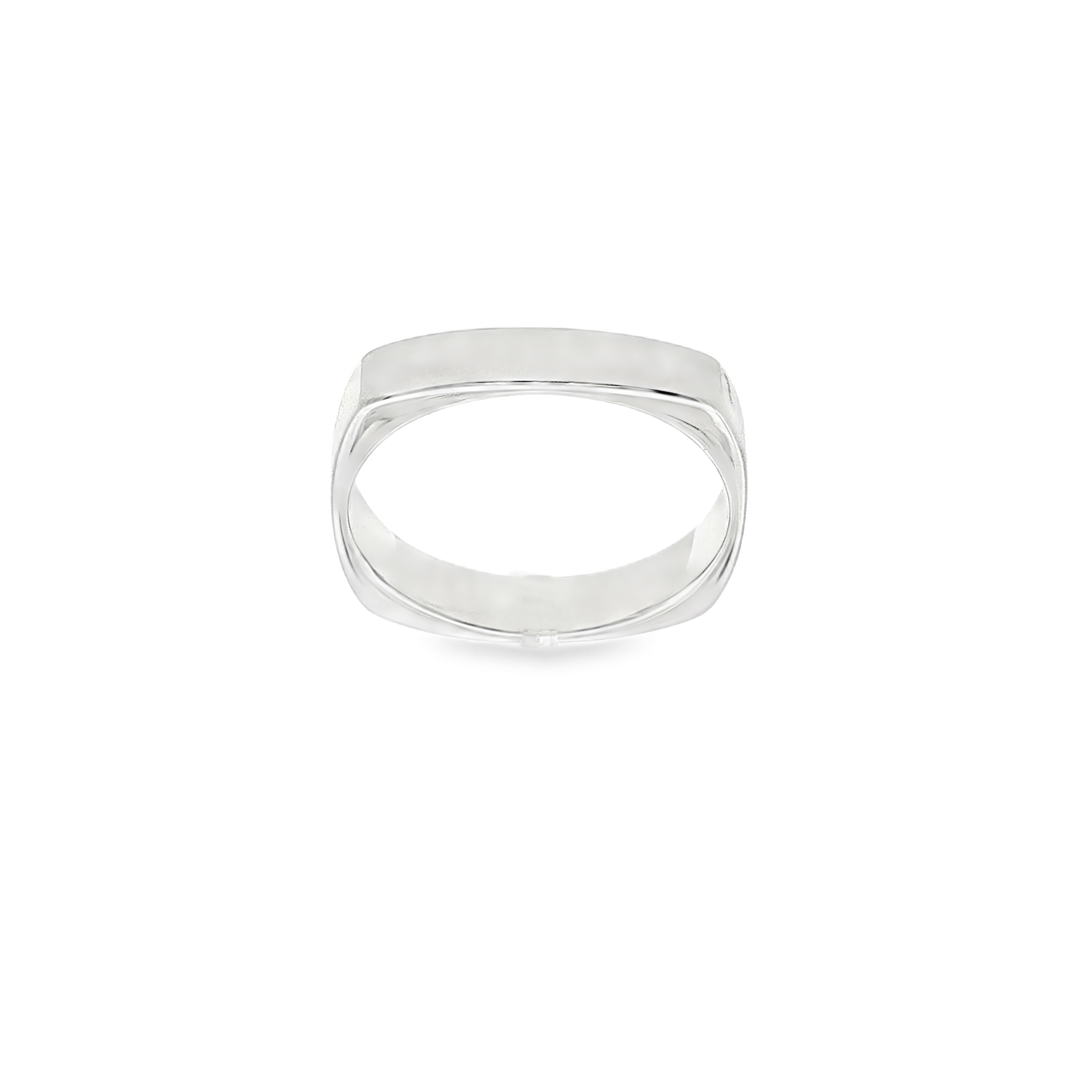 ANILLO CUADRADO ORO BLANCO