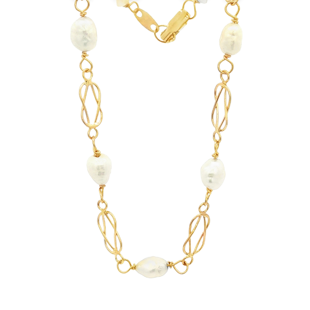 PULSERA CON PERLAS