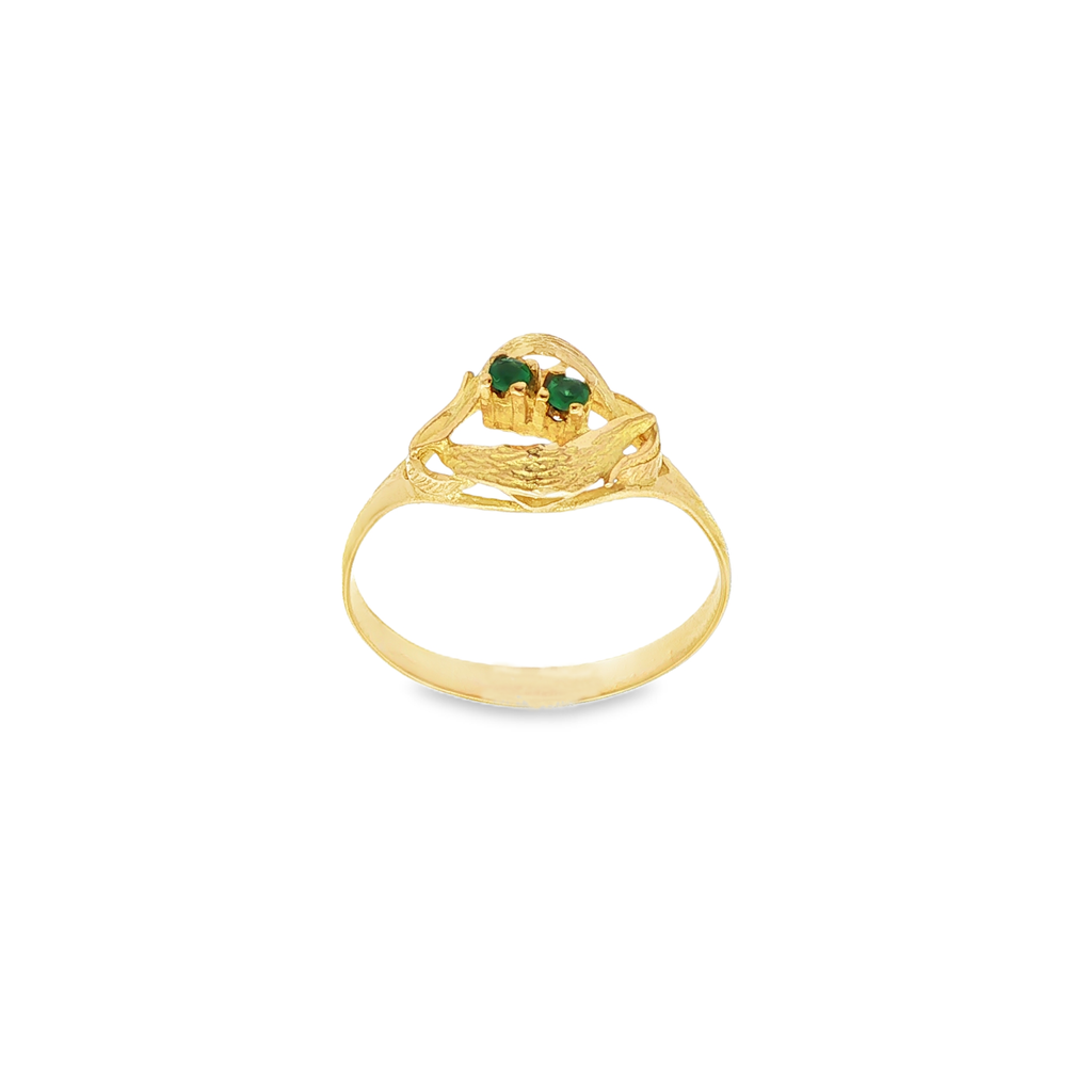 ANILLO FLOR DE LOTO CON CIRCONITAS
