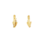 PENDIENTES FUSION BICOLOR CON CIRCONITAS