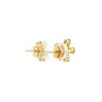 PENDIENTES FLOR VERDE CON CIRCONITAS