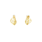 PENDIENTES ALAS BICOLOR CON CIRCONITAS