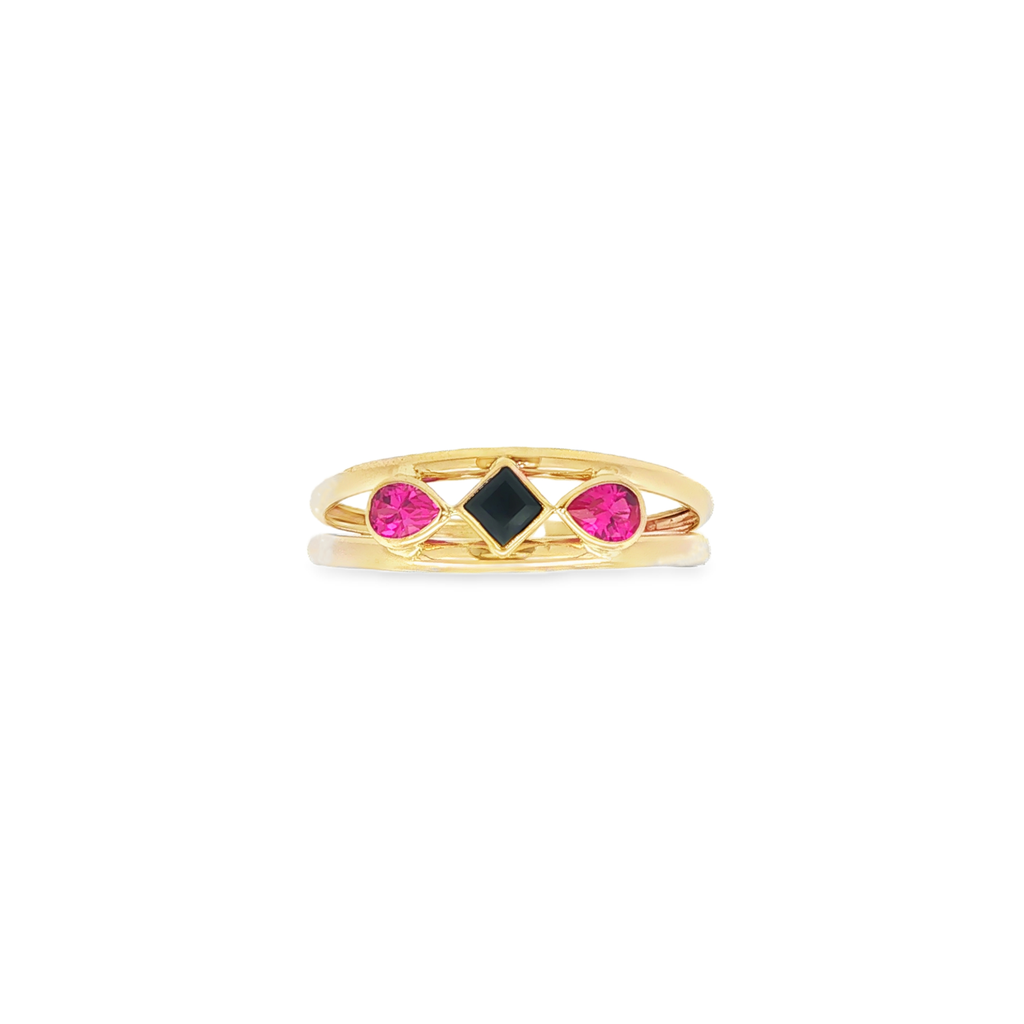 ANILLO 3 PIEDRAS