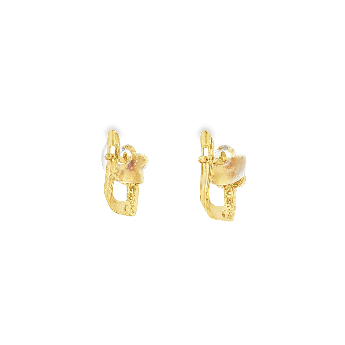 CONJUNTO DE NIÑA ANILLO + PENDIENTES FLOR CON CIRCONITAS