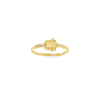 CONJUNTO DE NIÑA ANILLO + PENDIENTES FLOR CON CIRCONITAS