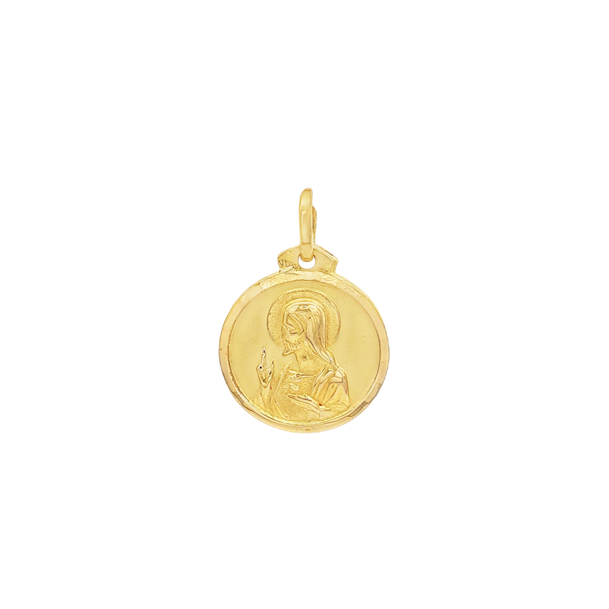 COLGANTE MEDALLA MARIA Y JESUS