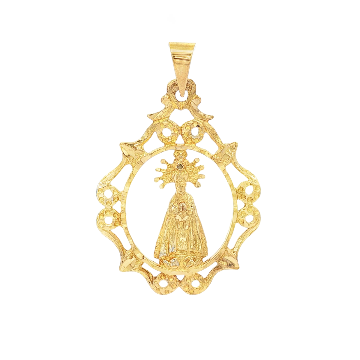 COLGANTE MEDALLA VIRGEN DEL ROCIO