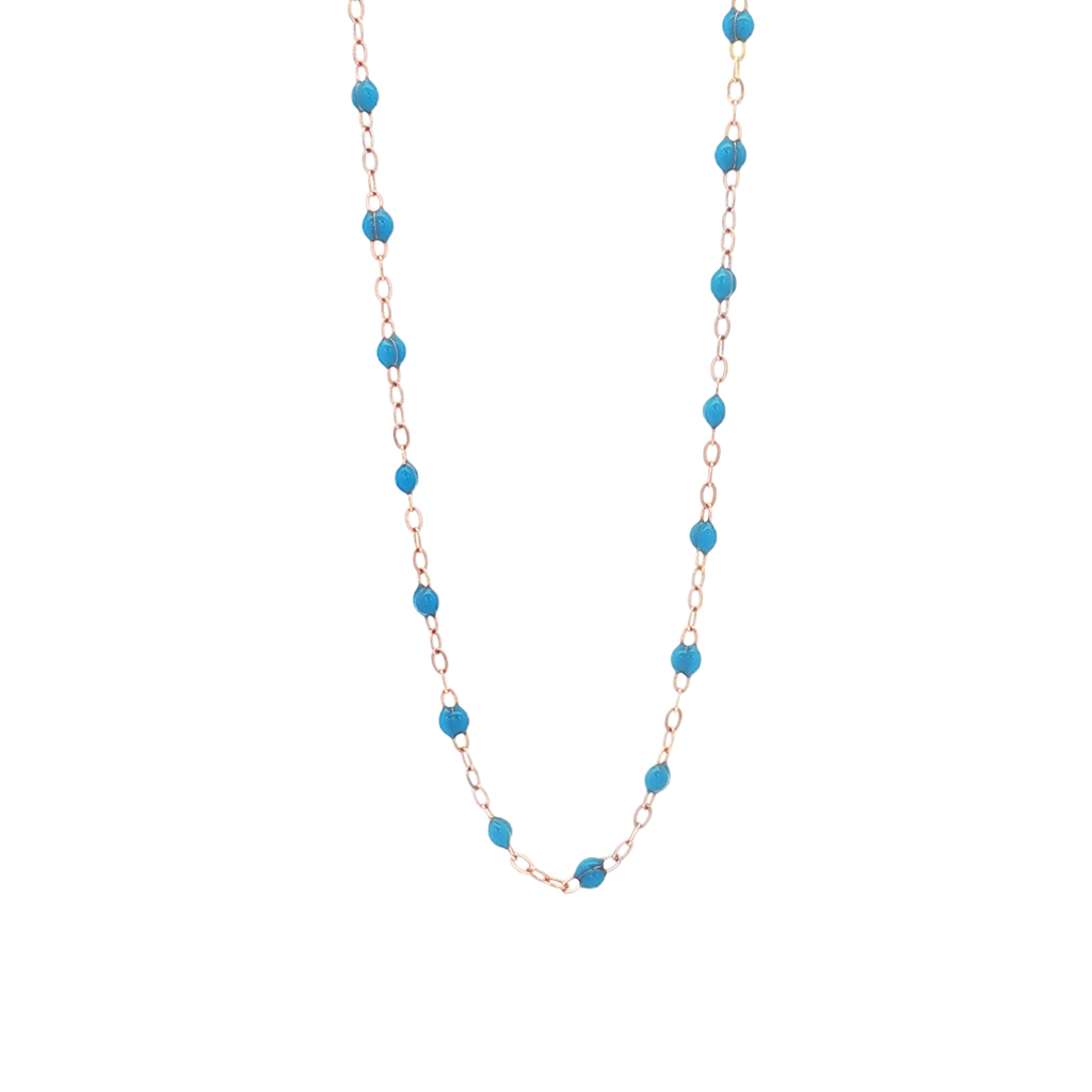 PULSERA ORO ROSA CON PIEDRAS AZULES