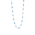 PULSERA ORO ROSA CON PIEDRAS AZULES