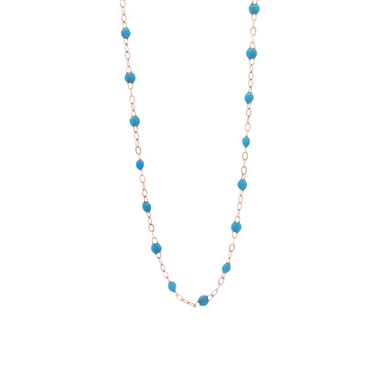 PULSERA ORO ROSA CON PIEDRAS AZULES