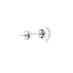 PENDIENTES TRIANGULARES ORO BLANCO CON BRILLANTES