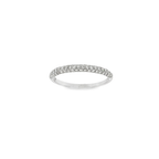 ANILLO MEDIA ALIANZA ORO BLANCO CON BRILLANTES