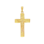 COLGANTE CRUZ CON CRISTO GRABADO