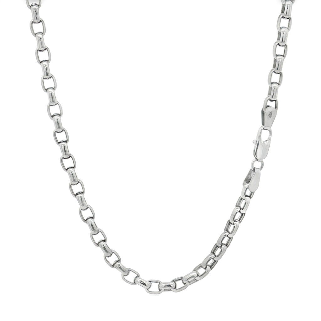 CADENA FORZADA ORO BLANCO
