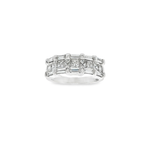 ANILLO PRISMA ORO BLANCO CON DIAMANTES