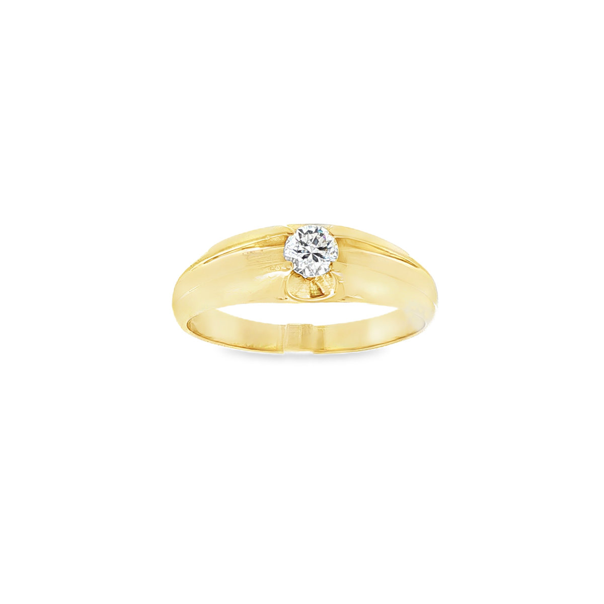 ANILLO SOLITARIO HOMBRE CON CIRCONITA
