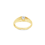 ANILLO SOLITARIO HOMBRE CON CIRCONITA