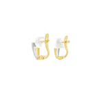 CONJUNTO DE ANILLO + PENDENTES BICOLOR CON CIRCONITA
