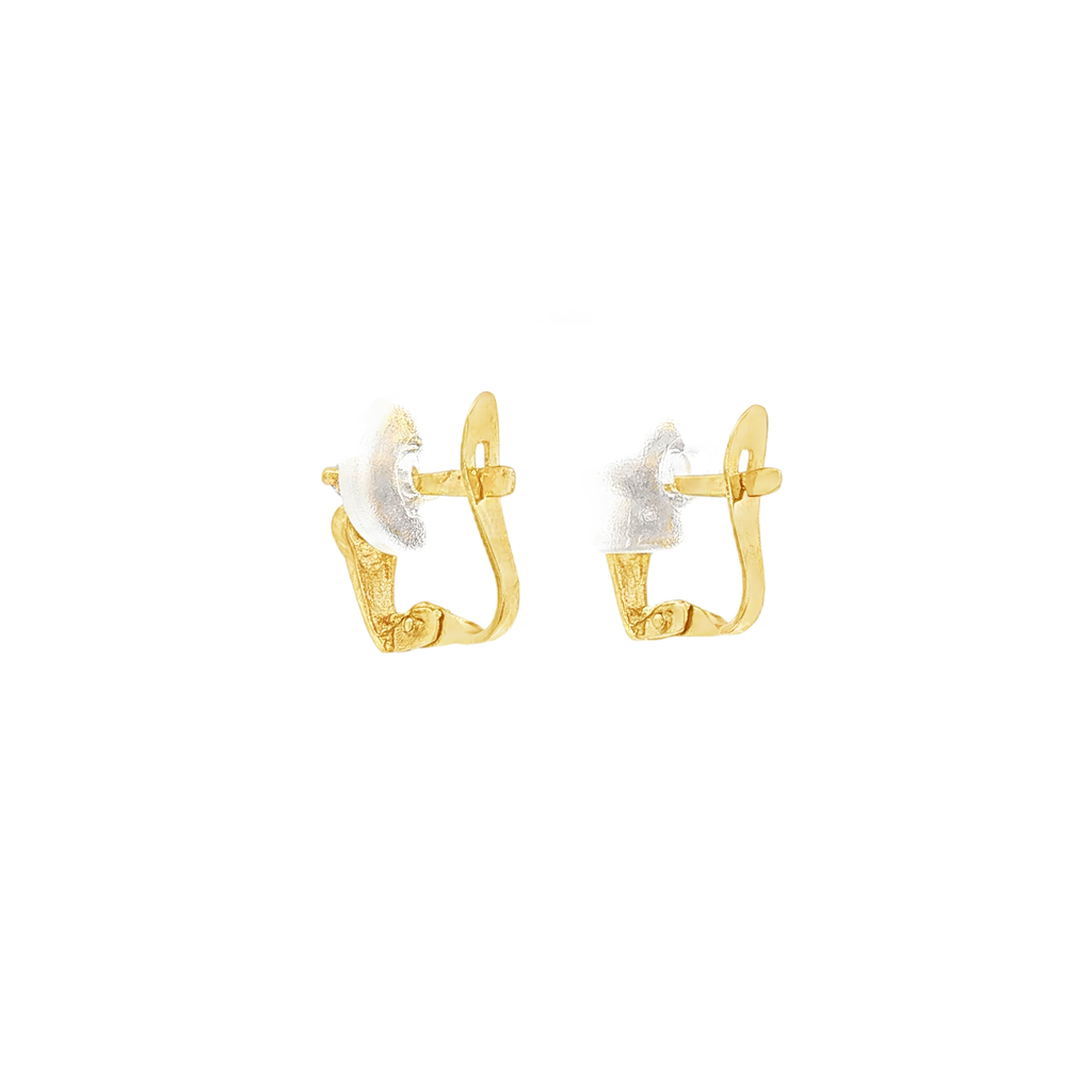 CONJUNTO NIÑA ANILLO + PENDIENTES FLOR CON CIRCONITAS