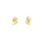 CONJUNTO ANILLO + PENDIENTES CON CIRCONITAS Y PERLAS