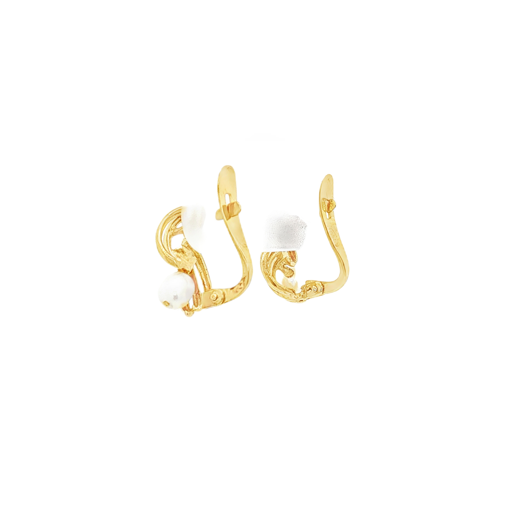 CONJUNTO ANILLO + PENDIENTES CON CIRCONITAS Y PERLAS