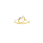 ANILLO CON PERLA Y CIRCONITAS