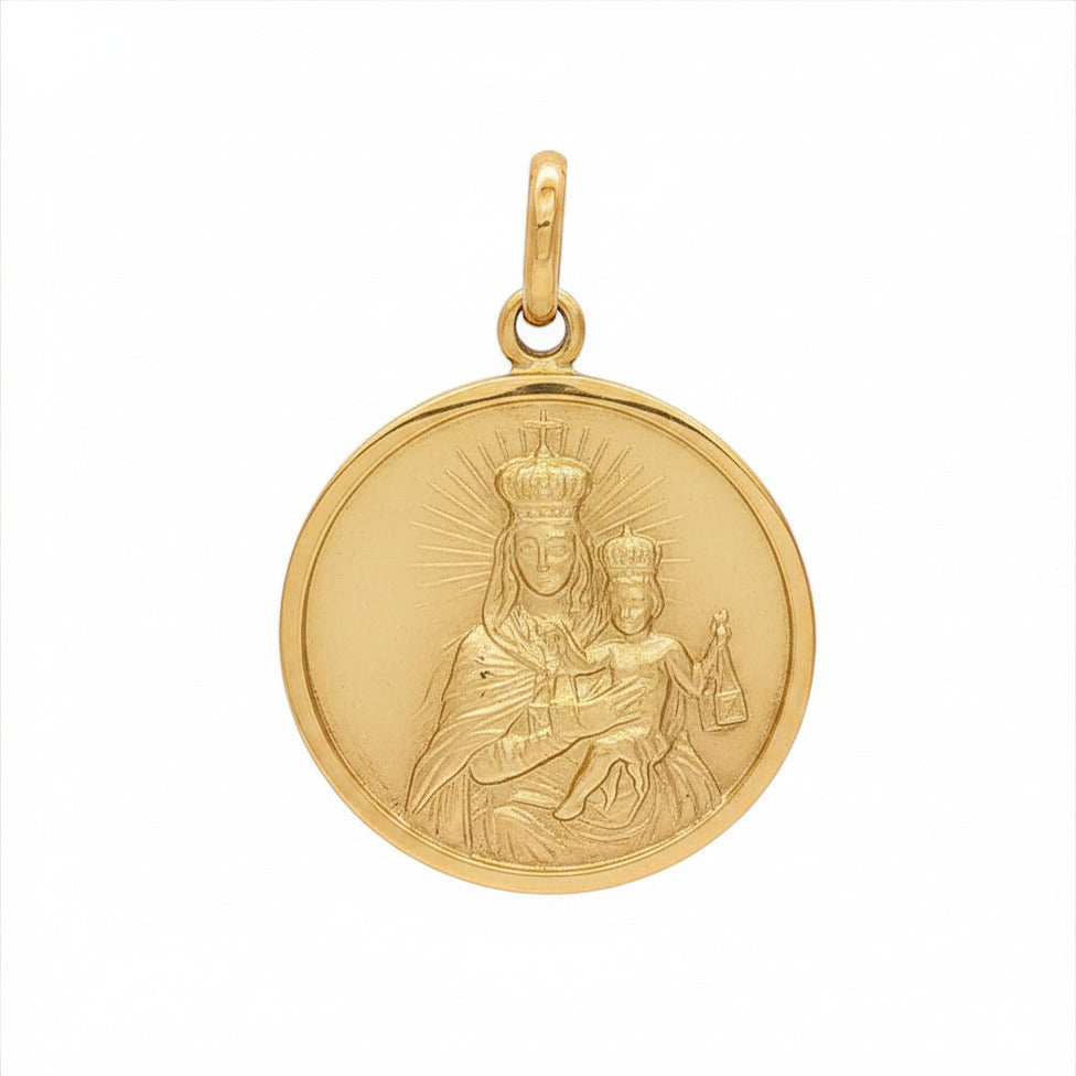 MEDALLA VIRGEN Y JESUS