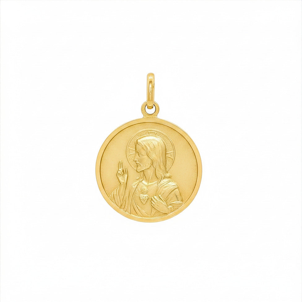 MEDALLA VIRGEN Y JESUS