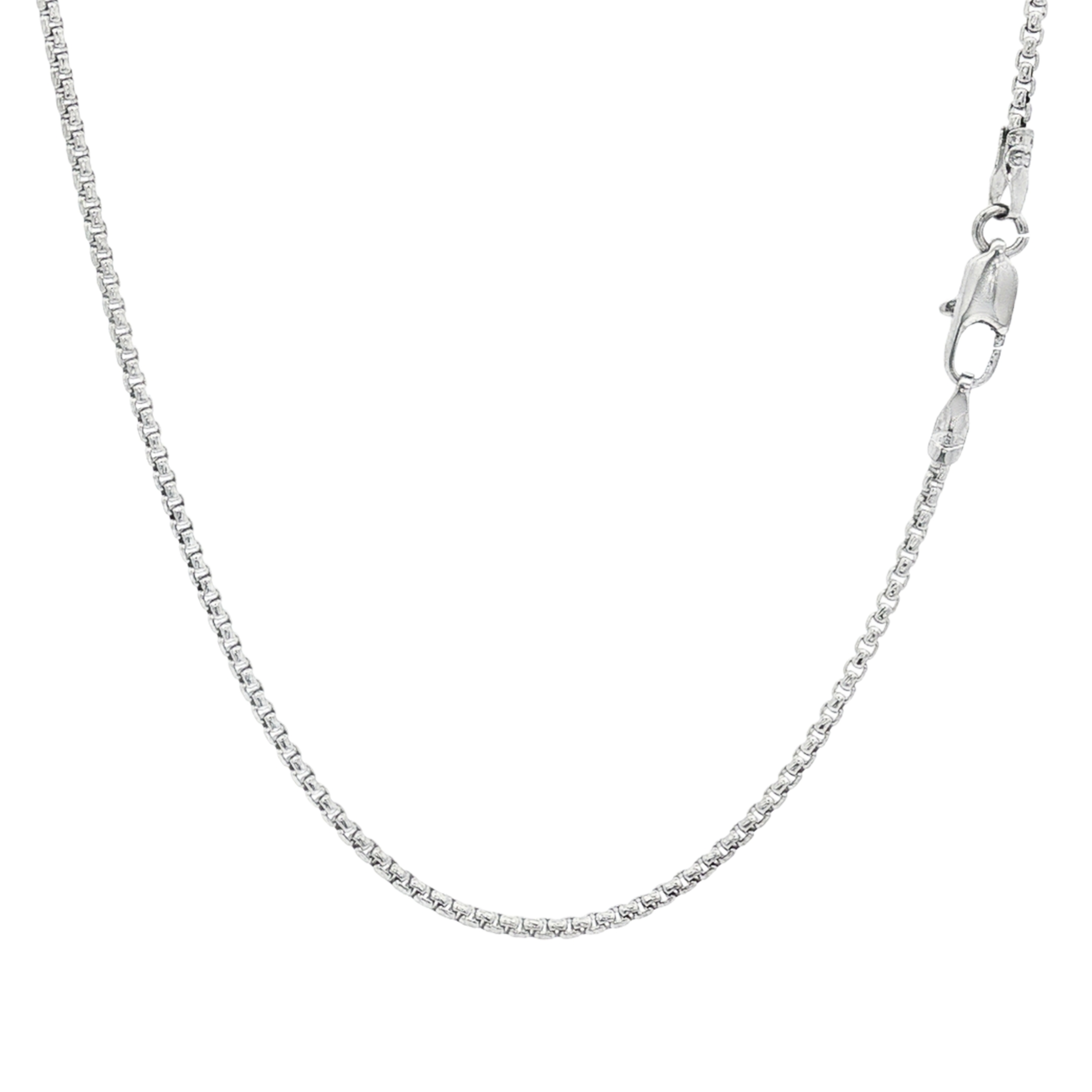 CADENA COLA DE RATON ORO BLANCO