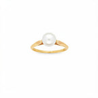 ANILLO ORO ROSA CON PERLA