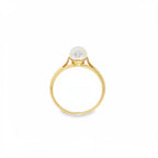 ANILLO ORO ROSA CON PERLA