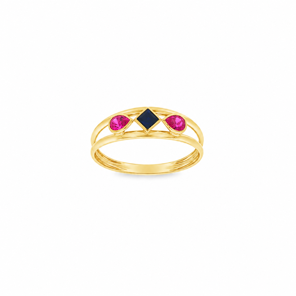 ANILLO 3 PIEDRAS