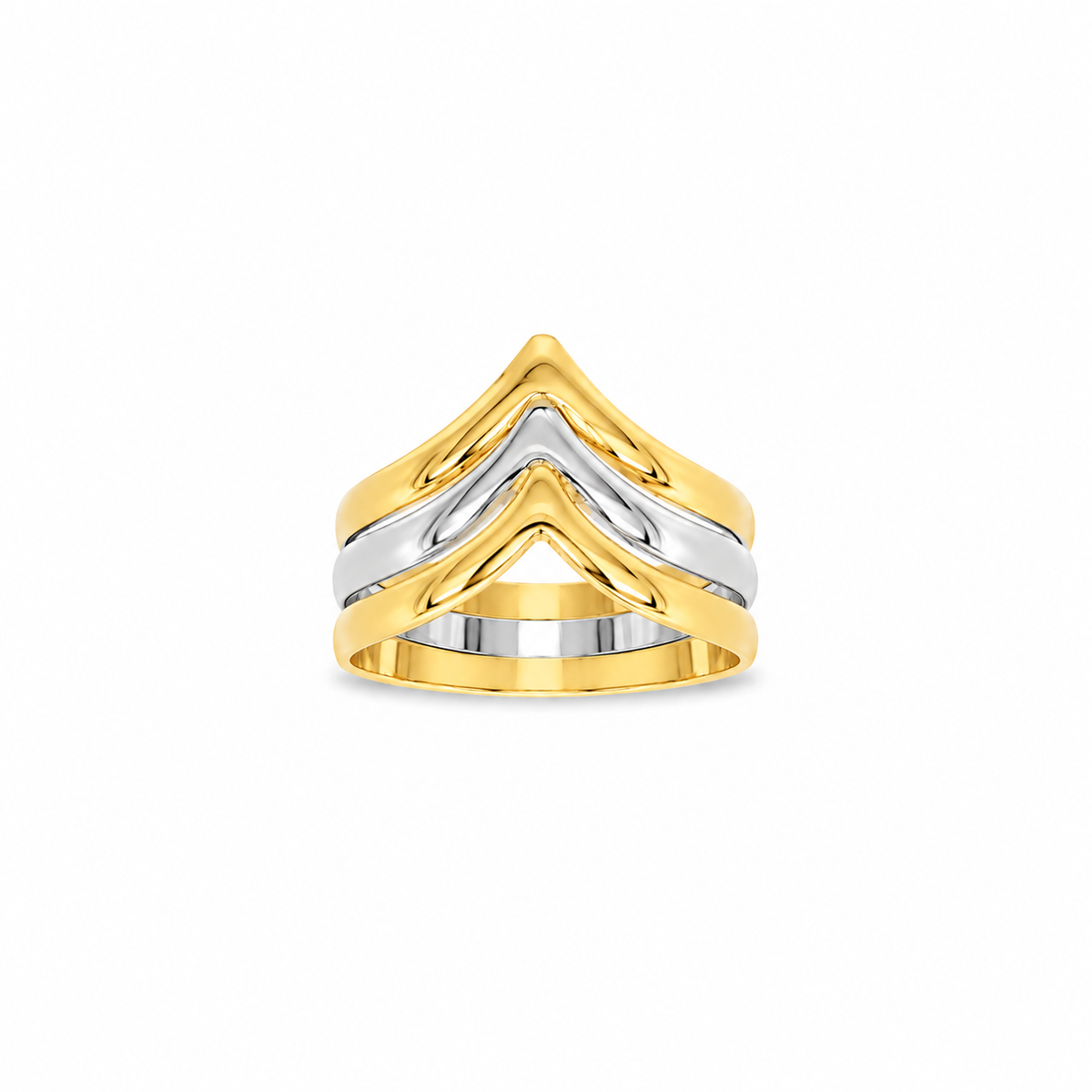 ANILLO PICO BICOLOR
