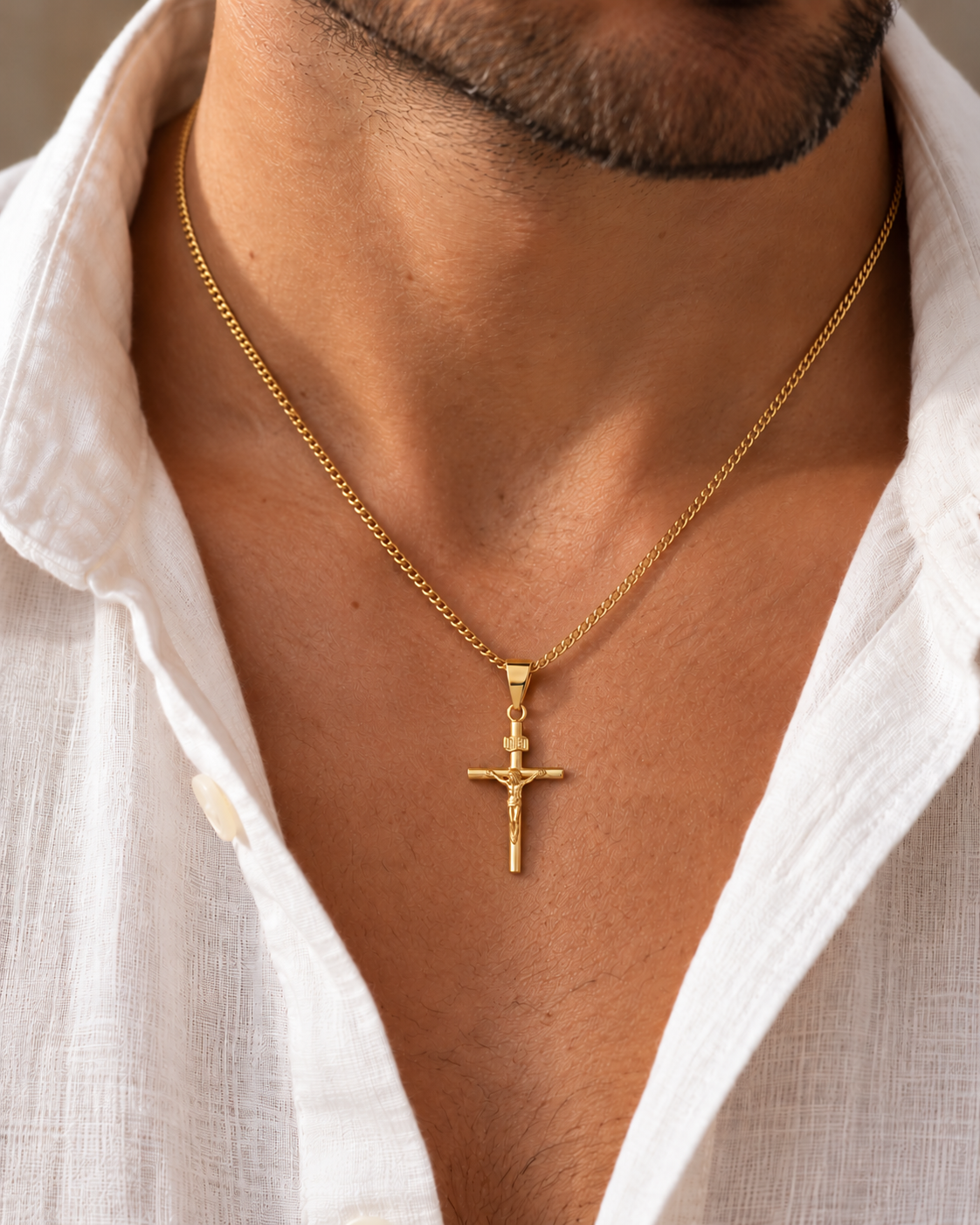 COLGANTE CRUZ CON CRISTO