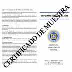 CERTIFICADO GEMOLÓGICO IGE