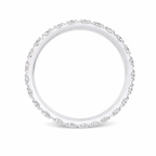 ANILLO SIN FIN ORO BLANCO CON DIAMANTES
