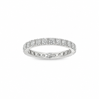 ANILLO SIN FIN ORO BLANCO CON DIAMANTES
