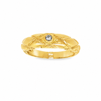 ANILLO GLOBO CON DIAMANTE