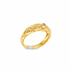 ANILLO GLOBO CON DIAMANTE