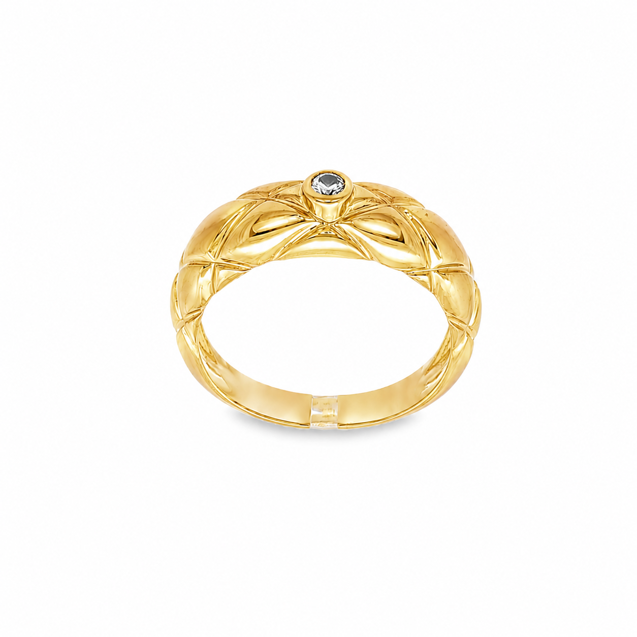 ANILLO GLOBO CON DIAMANTE