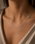 CADENA DE ORO BLANCO